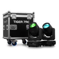 BeamZ Professional FC-7RC Flightcase pro 2x Tiger 7RC
