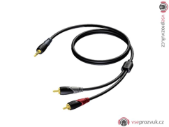 ProCab CLA711/1.5 - Jack 3.5 - 2x RCA - 1.5m