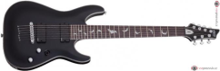 SCHECTER Damien Platinum 7, Rosewood Fingerboard - Satin Black