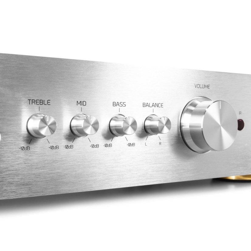 Audizio AD420A 4kanálový HiFi zesilovač Alu s optikou