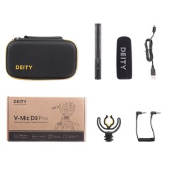 Deity V-Mic D3 PRO Location kit - profesionální mikrofon pro DSLR a CSC kamery s Rycote extra příslu