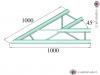 Bilock E-GL22 C19-H, 2-cestný roh 45