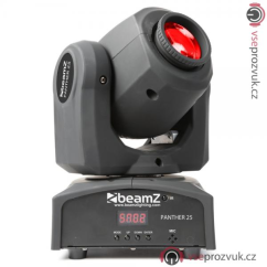 Beamz LED otočná hlavice Panther 25, 1x12W CREE LED, IR, DMX