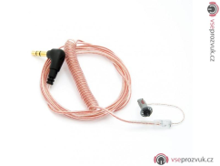 BUBBLEBEE The Sidekick in-ear monitor, mono (L), clear straight cable