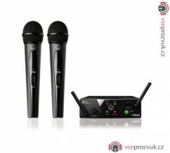 AKG WMS 40 MINI2 Vocal Set Dual — 2× ruční bezdrátový mikrofon