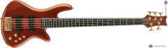 SCHECTER Stiletto Studio 5 Fretless LH Honey Satin