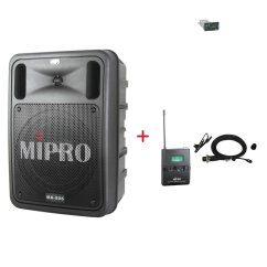 MIPRO MA-505 + MU-55L – klopová všesměrová sada, černá
