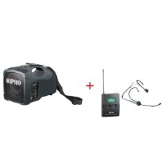 MIPRO MA-101B + MU-55HN – náhlavní všesměrová sada, černá