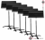 MANHASSET Model 4806 Symphony Stand Black Box of 6