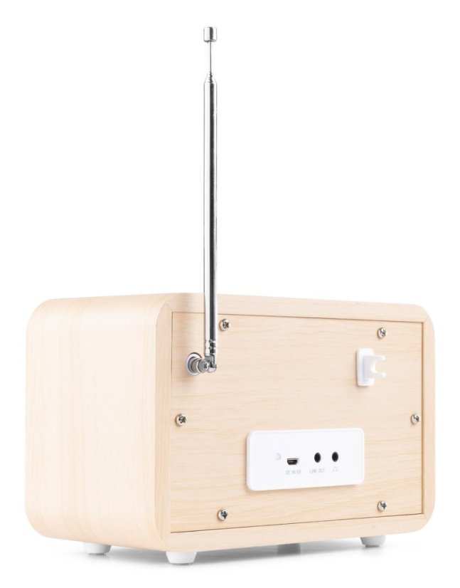 Audizio Milan přenosné rádio FM/DAB+ s baterií, bílé