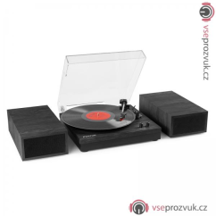 Fenton RP165B Record Player Set Black/Grey