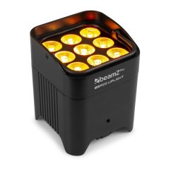 BeamZ Professional BBP59 Battery Uplight Par 9x 12W IP65