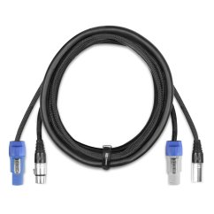 Power Dynamics CX11-2 Kombinovaný kabel Powercon/DMX, 2m