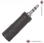 PROEL AT120, redukce stereo jack 6,3 samice na stereo jack 3,5 samec