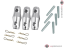 Trilock Quick lock Set, sada spojovacích dílů pro Alutruss Trilock 6082