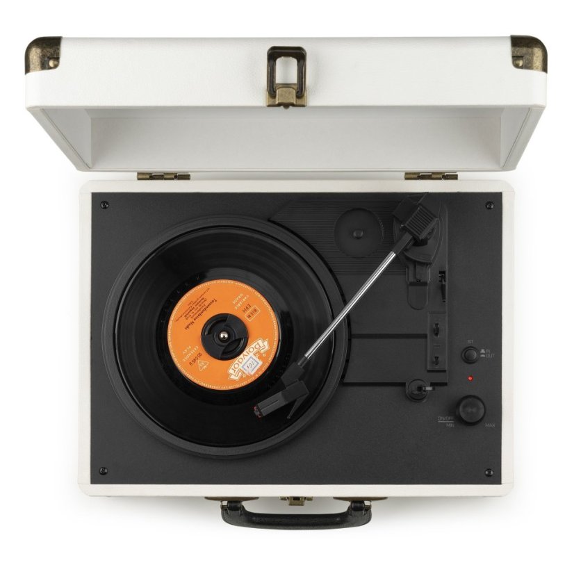 Audizio RP116CR Record player briefcase with BT In/Out