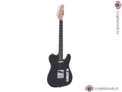 Dimavery TL-401, elektrická kytara, černá