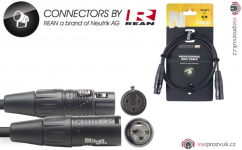 Stagg NDX5R-3, DMX kabel, 3pin XLR, 110 Ohm, délka 5m