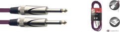 Stagg SGC3DL CPP, kabel JACK/JACK, 3 m, fialový
