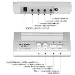 Dexon WA 200RC přepážkový mikrofon - sada
