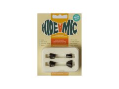 Hide-a-mic DPA Set 4 different holders in case, Black