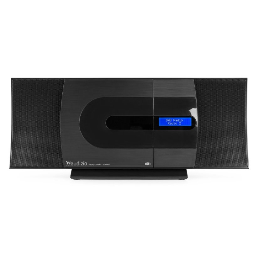 Audizio Tours Stereo HiFi System DAB+, Barva černá