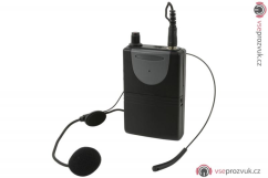 QTX QHS-863.8 UHF hlavový mikrofonní set pro QTX zvukové systémy, 863.8 MHz