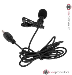 XGW audio všesměrový klopový mikrofon s konektorem jack 3,5mm mono