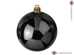 Vánoční dekorační ozdoba, 20 cm, černá, 1 ks