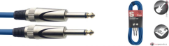 Stagg SGC6DL CBL, kabel JACK/JACK, 6 m, modrý