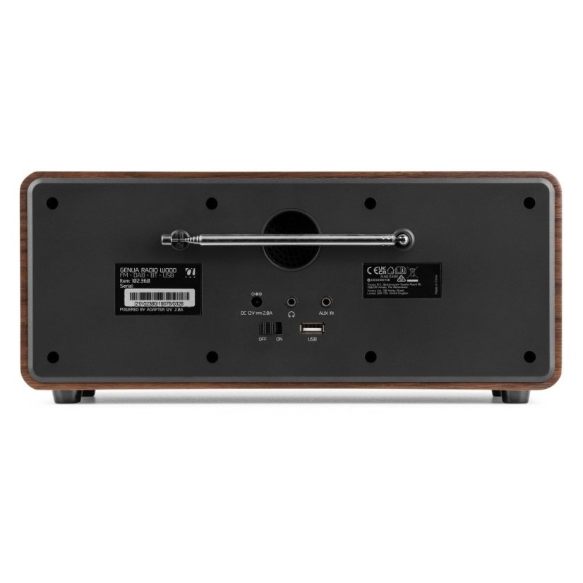 Audizio Genua DAB+ Stereo radio wood