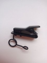 Krokodýlek pro klopové mikrofony o průměru 6mm