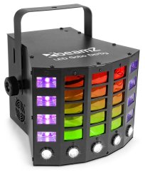 BeamZ Gobo Derby s UV a Strobo