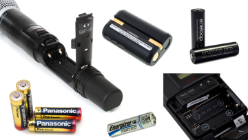 Jak vybírat baterie pro bezdrátové mikrofony, mikroporty, bodypack vysílače a in-ear.