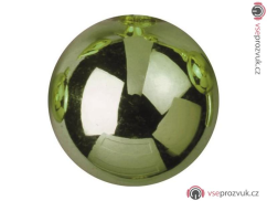 Vánoční dekorační ozdoby, 3,5 cm, světle zelené, lesklé, 48 ks