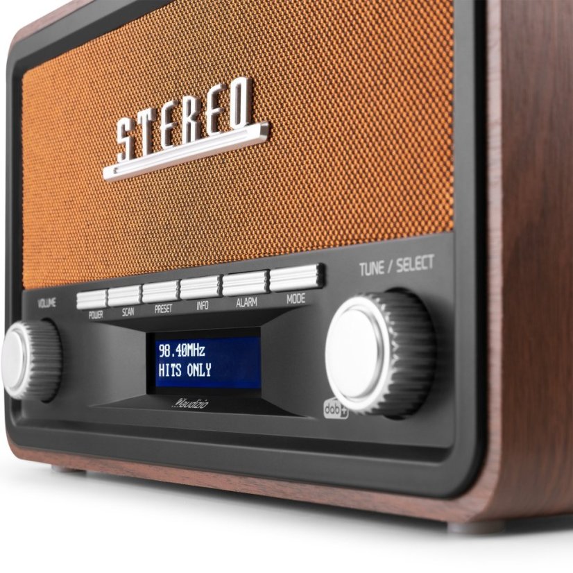 Audizio Foggia Retro DAB+ Rádio Měděná barva