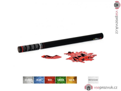 Tcm Fx Ruční dělo na konfety 80cm, metalické červené konfety