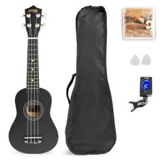 Max UKEY Set ukulele a příslušenství, černý