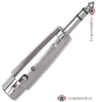 PROEL AT295, profesionální redukce XL3 samice na stereo Jack 6,3 samec