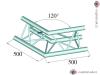 Trilock E-GL33 C-22 2-way corner 120
