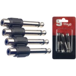 Stagg AC-PMCFH, redukce RCA samice - jack 1/4&quot;