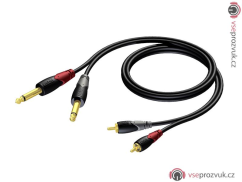 ProCab CLA631/1.5 - 2x Jack 6,3 - 2x RCA - 1.5m