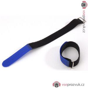 ADAM HALL VR2020BLU Svazovač kabelů - suchý zip 20x2cm, modrý
