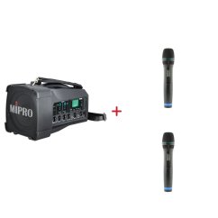 MIPRO MA-100D + 2× ACT-32H – sada s 2 ručními mikrofony