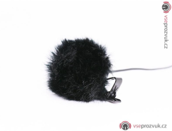 XGW Audio - protivětrná ochrana - černá - kočka, 10mm