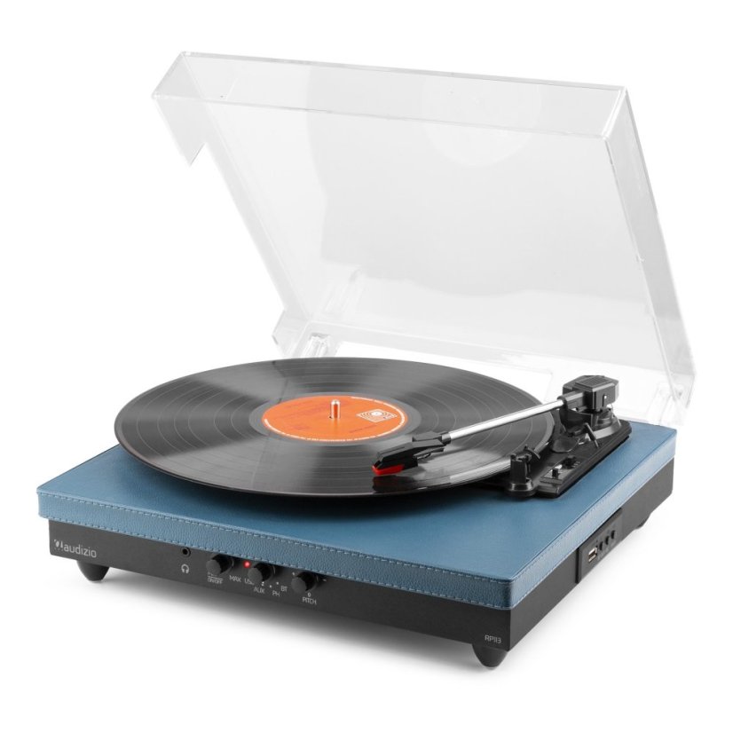 Audizio RP113D Gramofon s BT in/out, tmavě modrý
