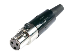 HICON XMCF3 Mini XLR kabelový konektor - samice