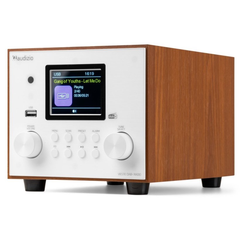 Audizio Vieste DAB+ Radio with subwoofer white