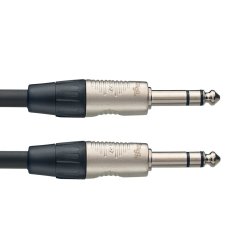 Stagg NAC1PSR, kabel stereo JACK/JACK, 1m