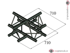 Trilock S-PAC-41 4-koncový křížový díl